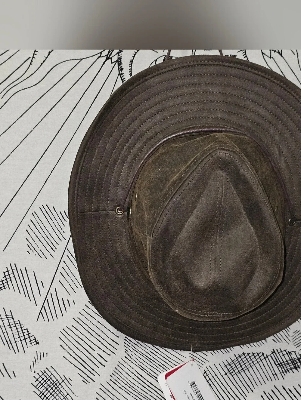 Irwin Brown Western Weathered Outback Hat by American Hat Makers Med 7-1/8